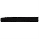 GIRTH COVER SYNTHETIC FUR Black