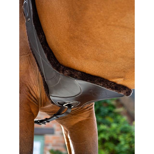 Girth LeMieux Simuwool Stud Guard Arika Brown
