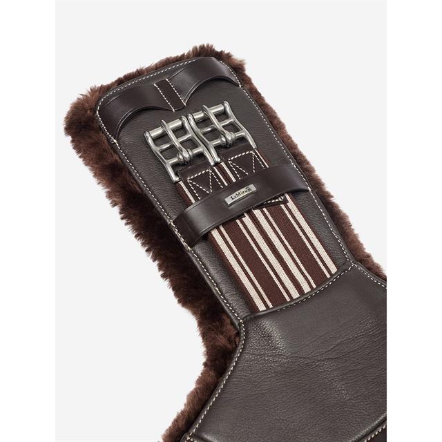Girth LeMieux Simuwool Stud Guard Short Brown