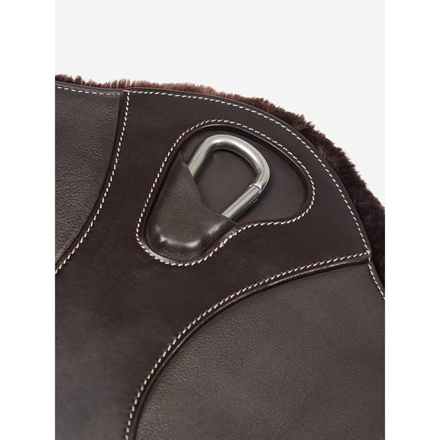 Girth LeMieux Simuwool Stud Guard Short Brown