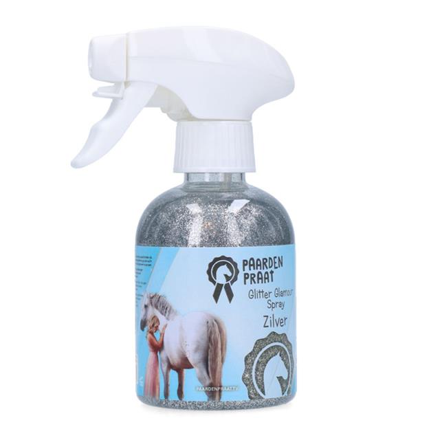 Glitterspray PaardenpraatTV Silver