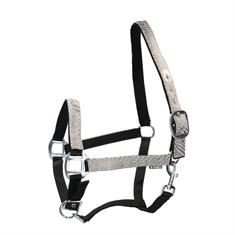 Glittery Zebra Horse Halter Epplejeck Brown