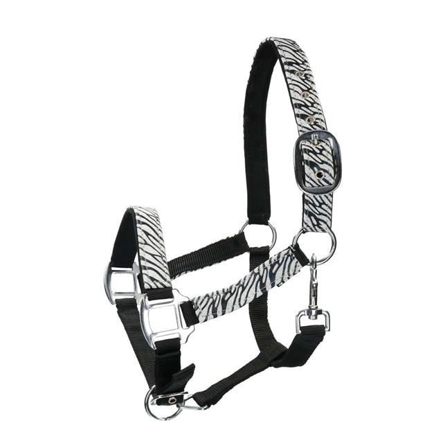 Glittery Zebra Horse Halter Epplejeck Zebra
