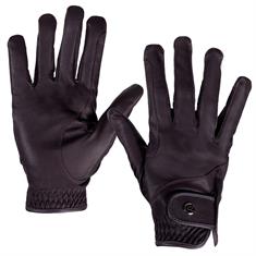 Gloves QHP Leather Pro Dark Brown