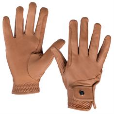 Gloves QHP Leather Pro Mid Brown