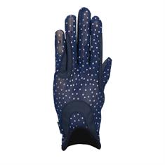 Gloves QUUR QShine Dark Blue-Silver