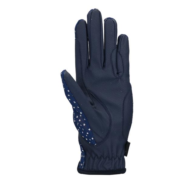 Gloves QUUR QShine Dark Blue-Silver