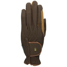 Gloves Roeckl Bi Colour Grip Mid Brown-Light Brown