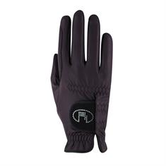 Gloves Roeckl Lisboa Roeck-Grip Swarovski Dark Red