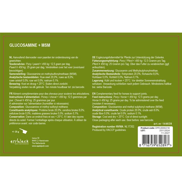 Glucosamine + MSM Epplejeck Multicolour