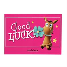 Greeting Card Good Luck Multicolour