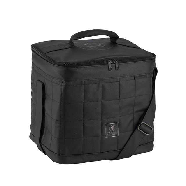 Grooming Bag Eskadron Platinum Faux Leather Black