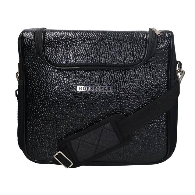 Grooming Bag HORSEGEAR HGCroco Patent Black