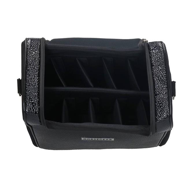 Grooming Bag HORSEGEAR HGCroco Patent Black