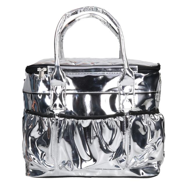 Grooming Bag Horsegear Shiny Silver