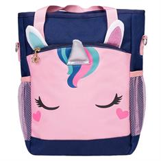 Grooming bag QHP Unicorn Dark Blue-Pink
