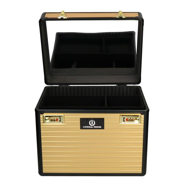 Grooming Box Imperial Riding IRHShiny Classic Gold
