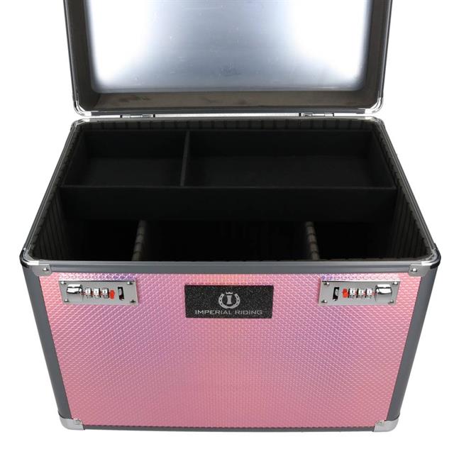 Grooming Box Imperial Riding Shiny IRH Pink