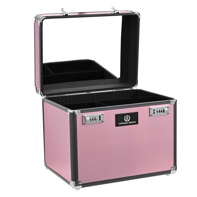 Grooming Box Imperial Riding Shiny IRH Pink