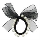 Hair Tie Epplejeck Bead Ribbon Black