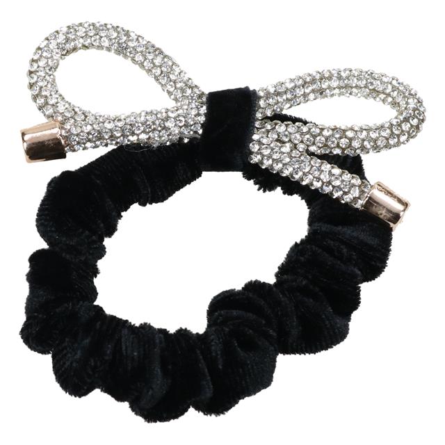 Hair Tie Epplejeck Glitter Ribbon Black