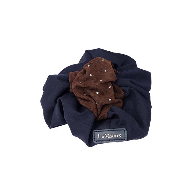 Hair Tie LeMieux with Crystal Hair Net Dark Blue-Brown