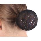 Hairnet QHP Rhinestone Black-Blue