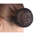 Hairnet QHP Rhinestone Black-Pink