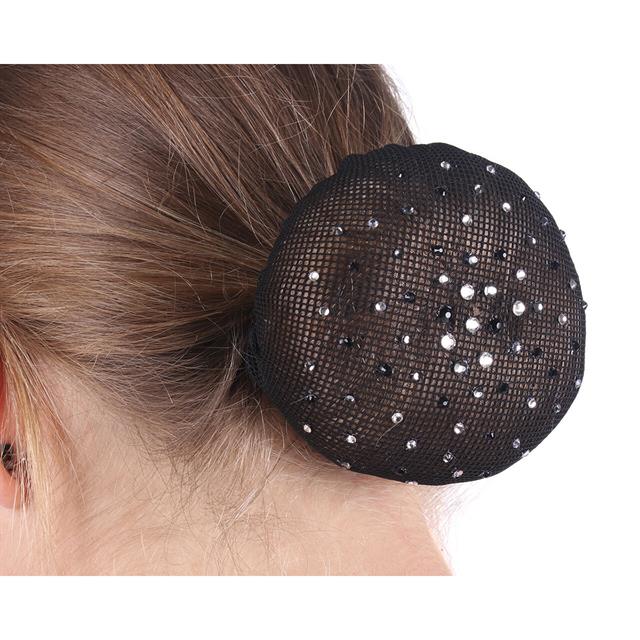 Hairnet QHP Rhinestone Black-Silver