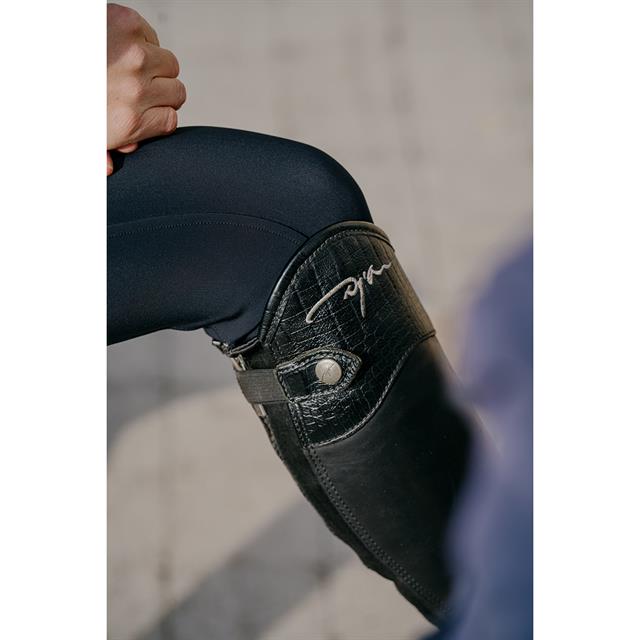 Half Chaps Dy'on Exel Croco Standard Black