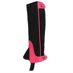 Half Chaps Q-Essentials Suede Kids Black-Pink