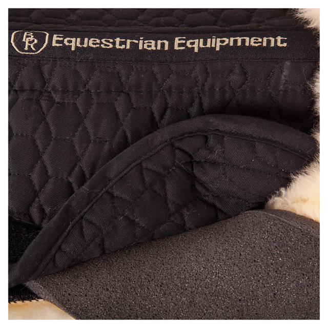 Half Pad BR Lambskin Spinal Clearance + 4 Cushions Black-beige