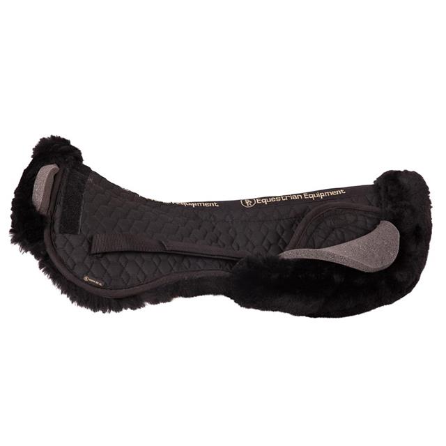 Half Pad BR Lambskin Spinal Clearance + 4 Cushions Black-Black