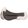 Half Pad Harry's Horse Riser Pad Faux Fur Black-beige