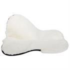 Half Pad Harry's Horse Riser Pad Faux Fur Black-beige