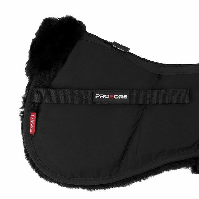 Half Pad LeMieux Prosorb 3 Pocket Black-Black