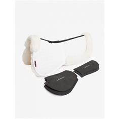 Half Pad LeMieux Prosorb Lamb White-White