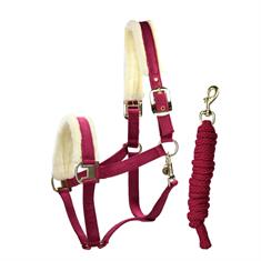 Halter And Lead Friesianhorse By Horsegear Dark Red