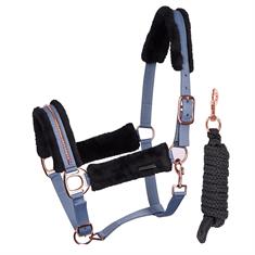 Halter And Lead Harry's Horse Denici Cavalli Indigo Blue