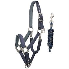 Halter And Lead Rope Anky Dark Blue-Blue