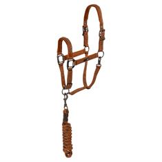 Halter and Lead Rope Anky Stones Mid Orange