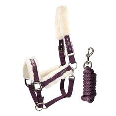 Halter and Lead Rope Equestrian Stockholm Orchid Bloom Purple
