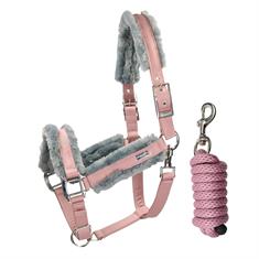 Halter and Lead Rope Equestrian Stockholm Pink