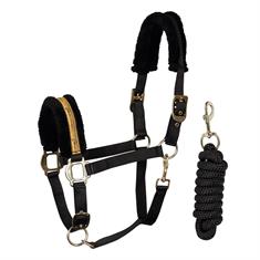 Halter and Lead Rope Harry's Horse Denici Cavalli Gold Glitter