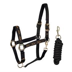 Halter and Lead Rope Harry's Horse Denici Cavalli Gold