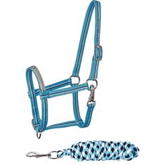 Halter and Lead Rope Harry's Horse Foal Light Blue