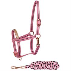 Halter and Lead Rope Harry's Horse Foal Pink
