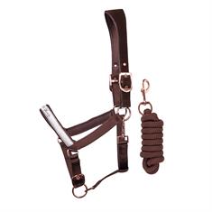 Halter and Lead Rope Harry's Horse Rabat Brown