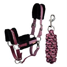 Halter and Lead Rope Horka Ride & Shine Purple