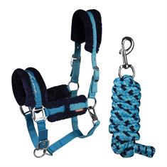 Halter and Lead Rope Horka Ride & Shine Turquoise
